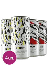Kit Pack 4 Latas Somm - Tinto e Branco