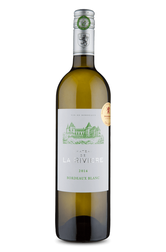 Château de La Rivière A.O.C. Bordeaux Blanc 2014 Wine Wine