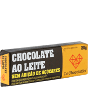 Le Chocolatier Barrinha ao Leite S/ Add Açucar