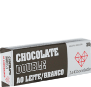 Le Chocolatier Barrinha Double - Ao Leite e Branco