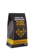 Le Chocolatier Gotas de Chocolate ao Leite S/ Add Açucar 70g