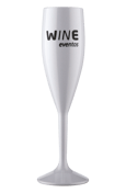 Taça de Acrílico Espumante Branca Wine Eventos