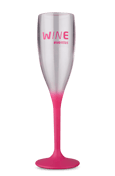 Taça de Espumante Degradê Wine Eventos Rosa 180 mL