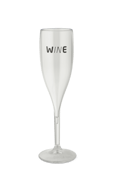 Taça Acrílico Espumante Transparente Wine