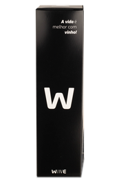 Caixa Vertical Preta 1 garrafa.