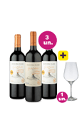 Kit 3 por 99 - Dancing Flame Tinto + Taça Cristal Grátis - Oferta Maluca