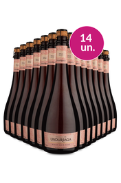 Kit 14 - Espumante Undurraga Ros&eacute; Brut - Exclusivo We