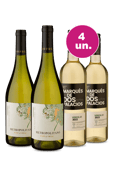 Kit 4 - Metropolitano Chardonnay e Marqués De Dos Palacios Verdejo
