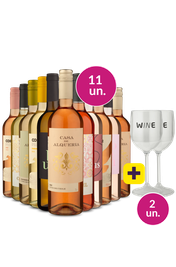 Kit 13 - Refrescantes Diversos + Par de Ta&ccedil;as de Acr&iacute;lico Gr&aacute;tis