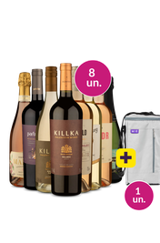 Kit 8 - R&oacute;tulos Variados + Bolsa p/ 3 garrafas Gr&aacute;tis - Exclusivo We