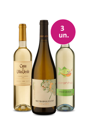 Kit 3 - Metropolitano Chardonnay + Vinhos Verdes - Exclusivo We