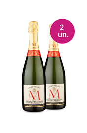 Kit 2 - Champagne Montaudon - Exclusivo