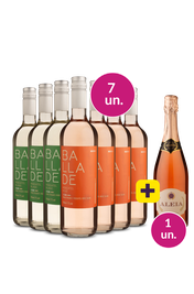 Kit 7 - Frisante Ballade + Espumante Aleia Ros&eacute; Gr&aacute;tis - Oferta Absurda