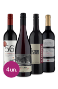 Kit Tintos Diversidade Uvas Mundiais (4 garrafas)