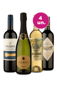 Kit 4 - Vinhos Imperdíveis por R$27,90 Por Garrafa - Oferta Insana IZ