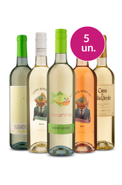 Kit 5 - Degusta&ccedil;&atilde;o de Vinho Verde - Exclusivo We
