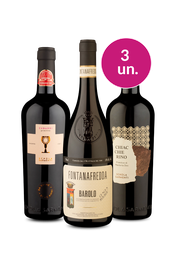 Kit 3 - Italianos Barolo e Primitivo - Exclusivo We