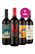 Kit 4 - Tour Mundial de Tintos Meio-Secos