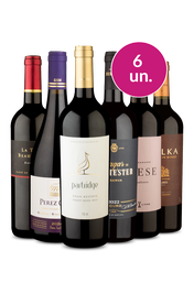 Kit 6 - Vinhos Chiques e no Precinho - Oferta Absurda