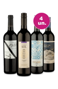 Kit 4 - Tintos Variados por R$29,90 Por Garrafa