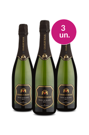 Kit 3 - Espumante Charles Roux Blanc De Blancs Brut - Exclusivo We