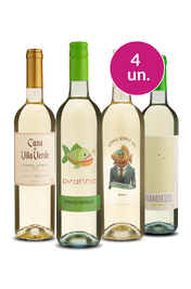 Kit 4 - Sem Ver&atilde;o? Sem Problema! Vem, Vinho Verde - Oferta Absurda