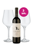 Kit Especial - Esteban Martín Crianza e Par de Taças de Cristal