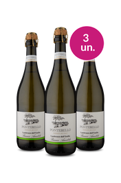 Kit 3 - Frisante Pontebello Lambrusco por R$99 - Oferta Absurda