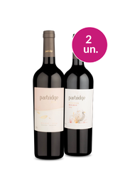 Kit 2 - Degusta&ccedil;&atilde;o Malbec Partridge Reserva e Flying - Oferta Absurda
