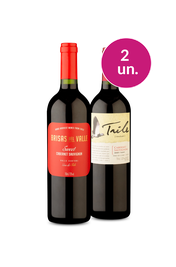 Kit 2 - Cabernet Sauvignon Suave - Oferta Absurda