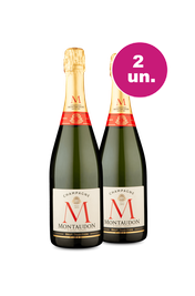 Kit 2 - Champagne Montaudon Brut - Exclusivo We