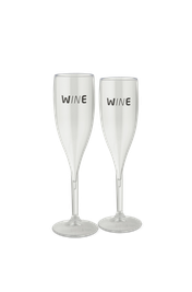 Par Ta&ccedil;a Acr&iacute;lico Espumante