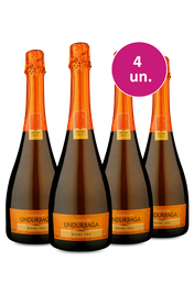 Kit 4 - Espumante Undurraga Demi-Sec - Exclusivo WE
