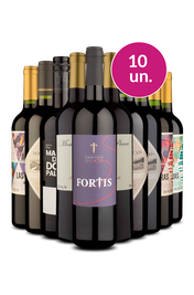 Kit 10 - Tintos Secos por R$24,90 por Garrafa - Oferta Absurda