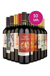 Kit 10 - Tintos por R$24,90 por Garrafa