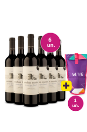Kit 6 - Esteban Mart&iacute;n D.O. Cari&ntilde;ena Garnacha Tempranillo Syrah Tinto + Bolsa t&eacute;rmica 1 garrafa Gr&aacute;tis - Exclusivo We