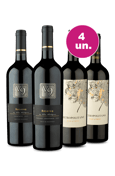 Kit 4 - V9 Reserva e Metropolitano - Oferta Imposto Zero Wine