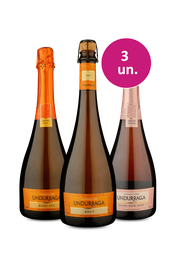 Kit 3 - Degusta&ccedil;&atilde;o Espumantes Undurraga - Exclusivo WE