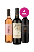Kit 3 Por R$99 - Branco, Rosé e Tinto - Oferta Insana