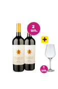 Kit 2 - Clos de Los Siete + Taça Cristal Grátis