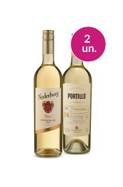 Kit 2 - Vinho Brancos - R$55 por Garrafa