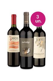 Kit 3 - Tintos Sulamericanos por R$99 - Oferta Absurda