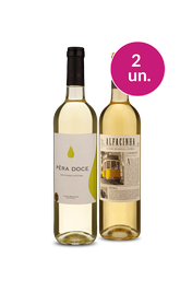 Kit 2 - P&ecirc;ra Doce Branco e Alfacinha Branco - Spoiler Black Wine