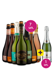 Kit 7 - Espumantes + Veuve D'argent Gr&aacute;tis - Oferta Absurda