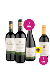 Kit 4 - Degusta&ccedil;&atilde;o Perez Limited + Clos 375ml Gr&aacute;tis  - Oferta Absurda