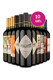 Kit 10 - Especial 2/2 - Tintos por R$22 por Garrafa - Oferta Absurda