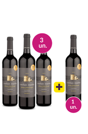 Kit 3 + 1 - Esteban Mart&iacute;n Reserva D.O Cari&ntilde;ena Garnacha Cabernet Sauvignon 2021 + 1 garrafa gr&aacute;tis - Exclusivo We