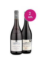 Kit 2 - Ropiteau Pinot Noir e Bons-Ventos - Oferta Absurda Imposto Zero
