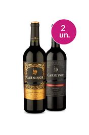 Kit 2 - Carnivor Bourbon e Carnivor Cabernet Sauvignon - Exclusivo We