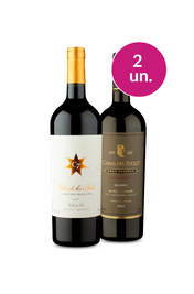 Kit 2 - Clos e Casas del Toqui Gran Reserva - Encontro de Campe&otilde;es